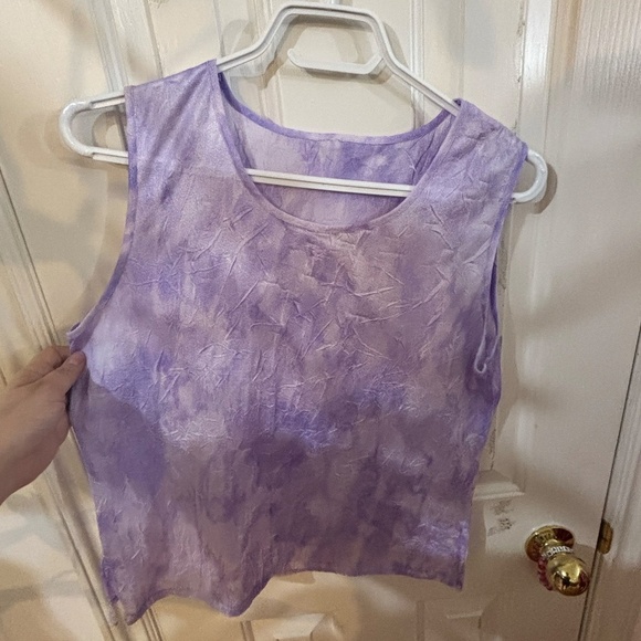 vintage purple trie dye tank top * the pics at the end show the colour best - Picture 5 of 8